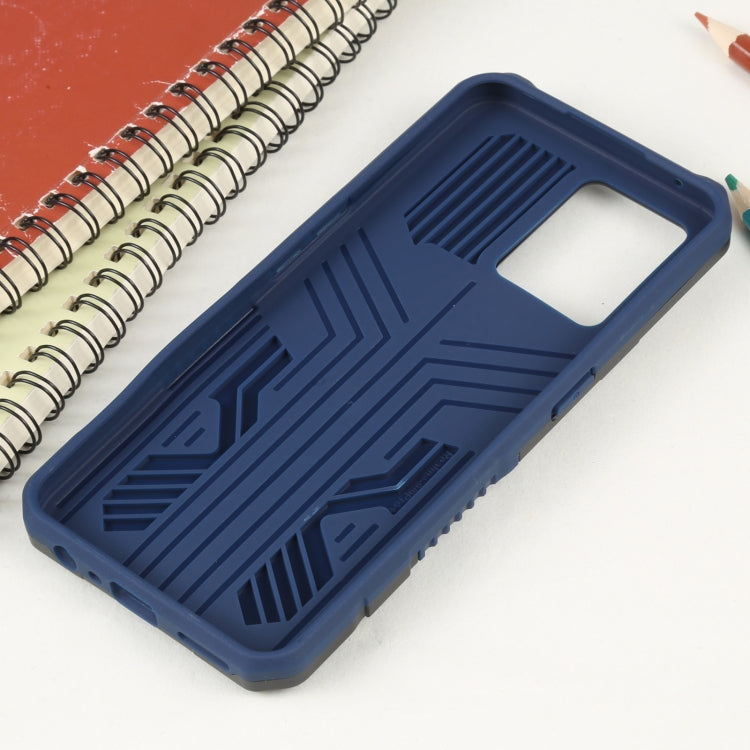 For Realme 9 Armor Warrior Shockproof PC + TPU Phone Case