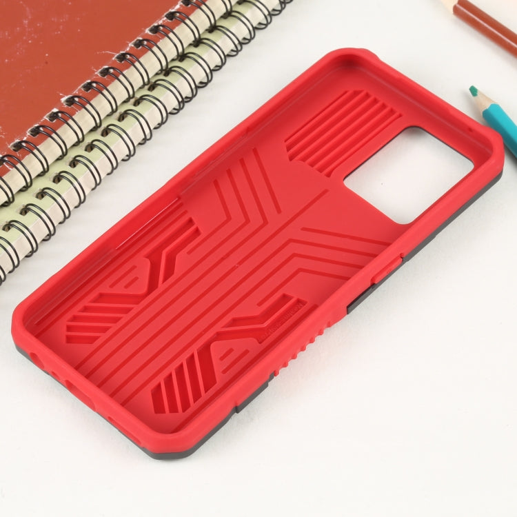 For Realme 9 Armor Warrior Shockproof PC + TPU Phone Case