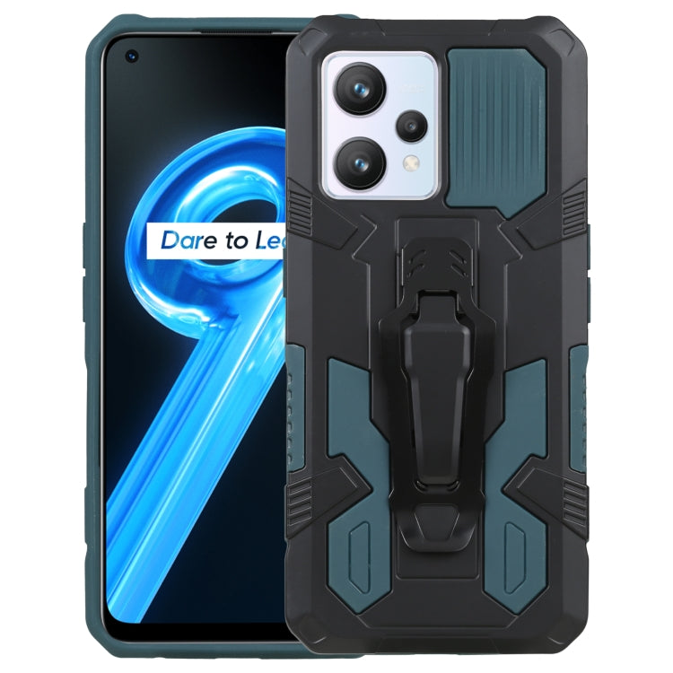 For Realme 9 Armor Warrior Shockproof PC + TPU Phone Case