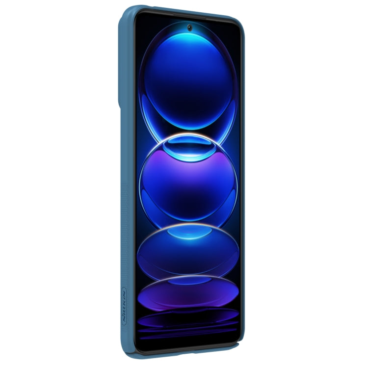 For Xiaomi Redmi Note 12 China NILLKIN Black Mirror Series PC Camshield Full Coverage Dust-proof Scratch Resistant Case