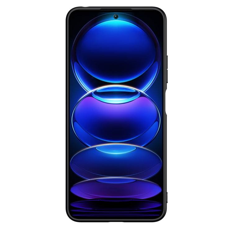 For Xiaomi Redmi Note 12 China NILLKIN Shockproof TPU + PC Textured Phone Case(Black)