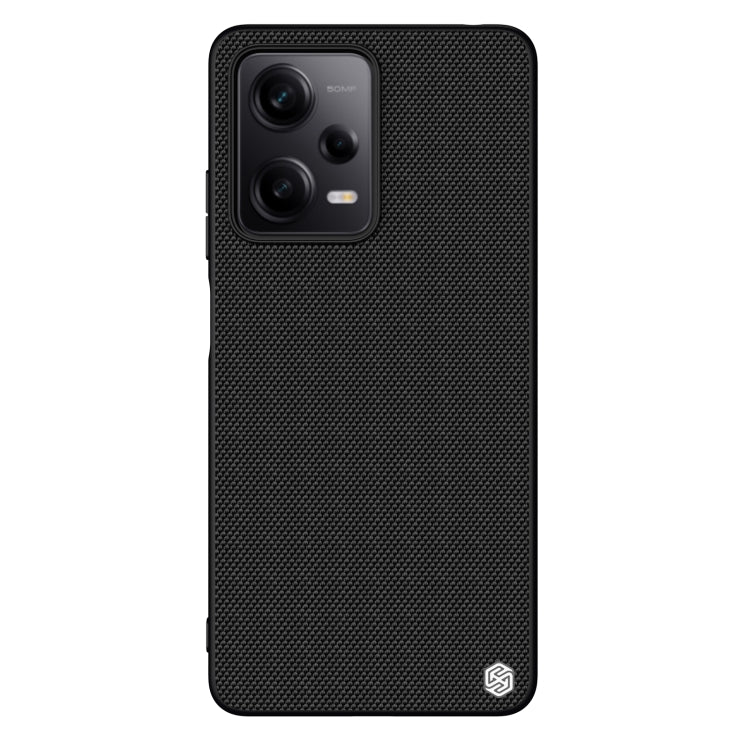 For Xiaomi Redmi Note 12 Pro 5G China NILLKIN Shockproof TPU + PC Textured Phone Case(Black)