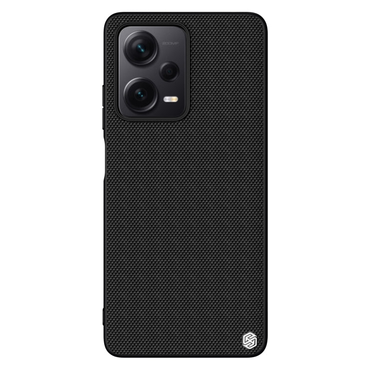 For Xiaomi Redmi Note 12 Pro+ China NILLKIN Shockproof TPU + PC Textured Phone Case(Black)