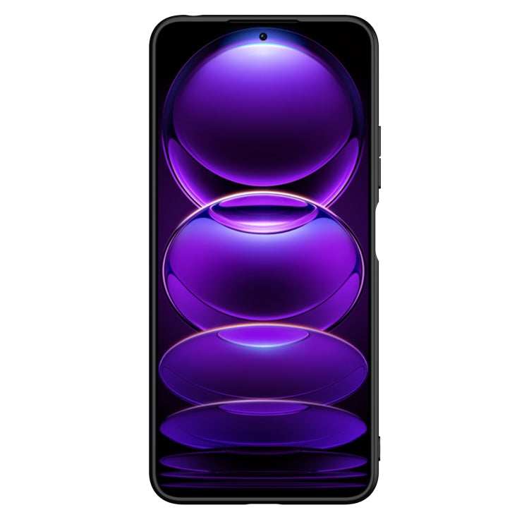For Xiaomi Redmi Note 12 Pro+ China NILLKIN Shockproof TPU + PC Textured Phone Case(Black)