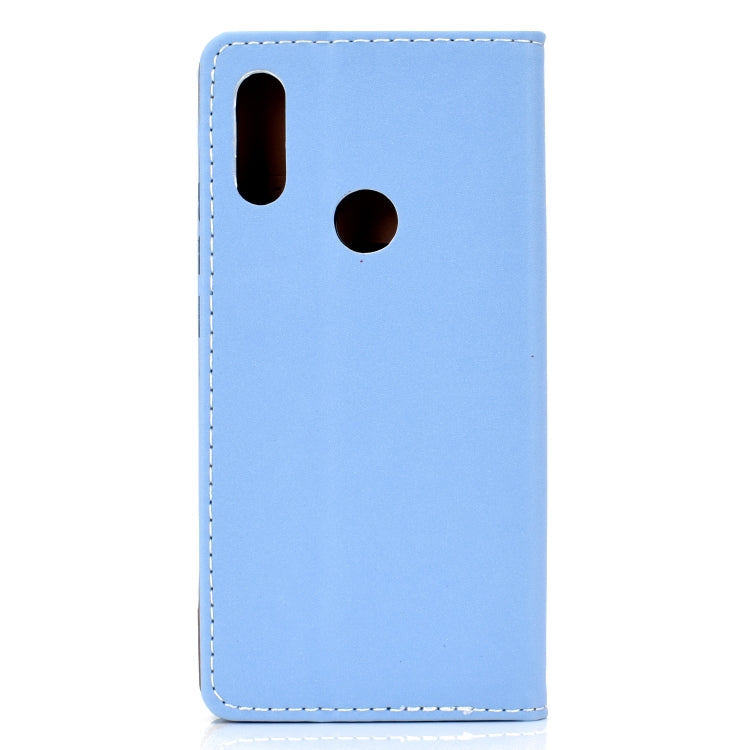 For Xiaomi Redmi 7 Solid Color Frosted Magnetic Horizontal Flip Leather Case with Card Slots & Holder
