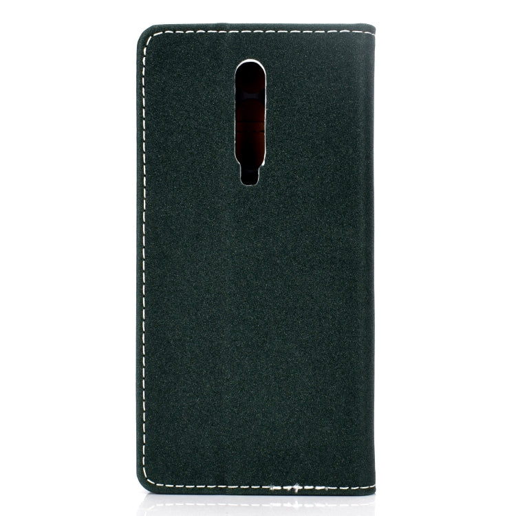 For Xiaomi Redmi K20 Solid Color Frosted Magnetic Horizontal Flip Leather Case with Card Slots & Holder