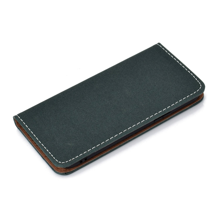 For Xiaomi Redmi K20 Solid Color Frosted Magnetic Horizontal Flip Leather Case with Card Slots & Holder