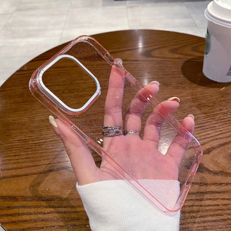 For iPhone 14 Pro Max Glitter Powder Transparent TPU Phone Case