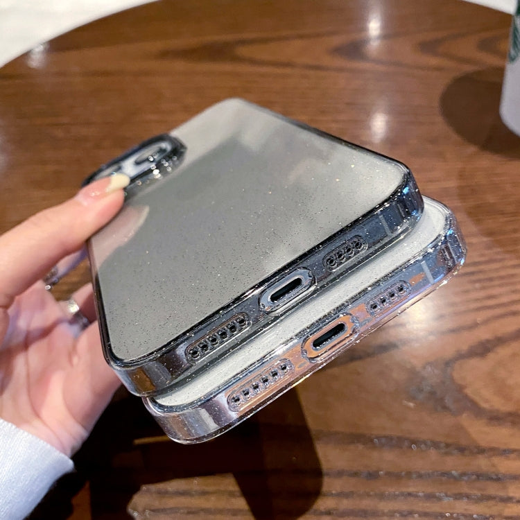 For iPhone 14 Pro Max Glitter Powder Transparent TPU Phone Case