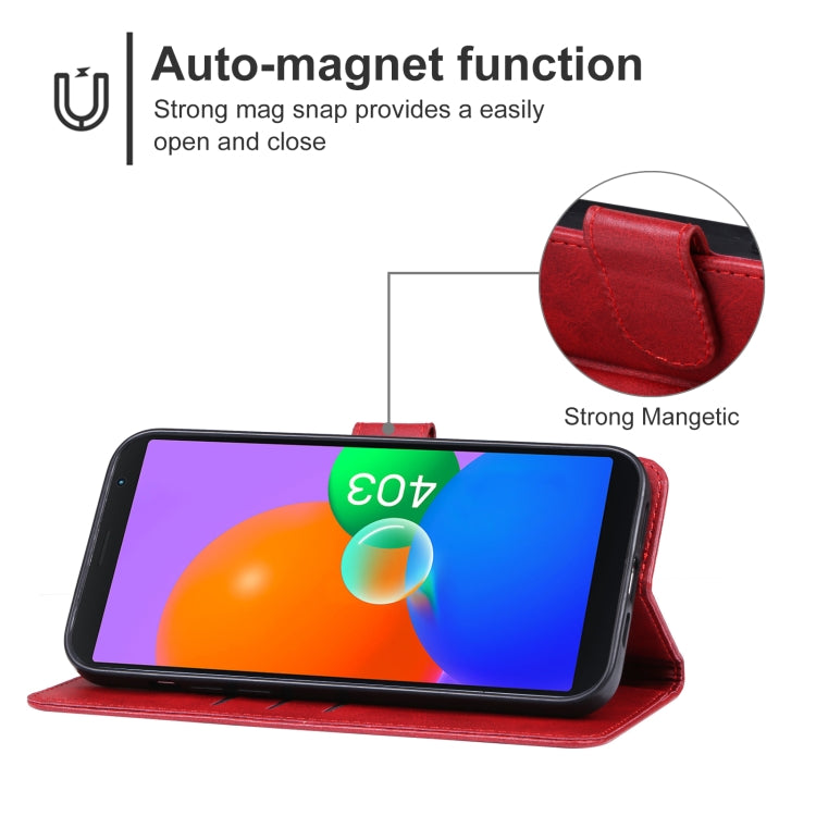 For TCL 403 Leather Phone Case