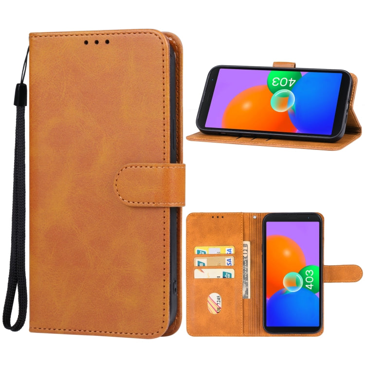 For TCL 403 Leather Phone Case