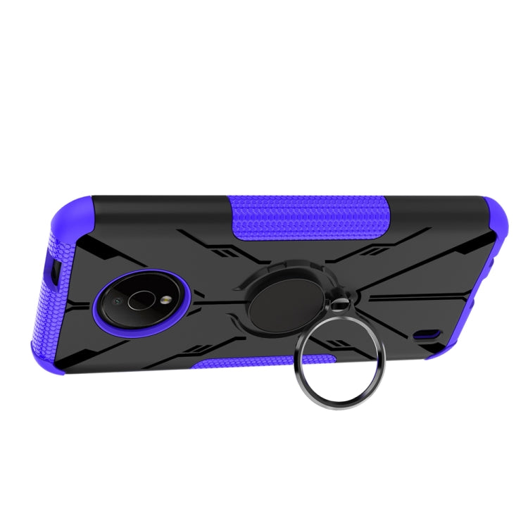 For Nokia C200 Armor Bear Shockproof PC + TPU Phone Case with Ring Holder