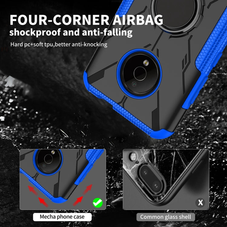 For Nokia C200 Armor Bear Shockproof PC + TPU Phone Case with Ring Holder