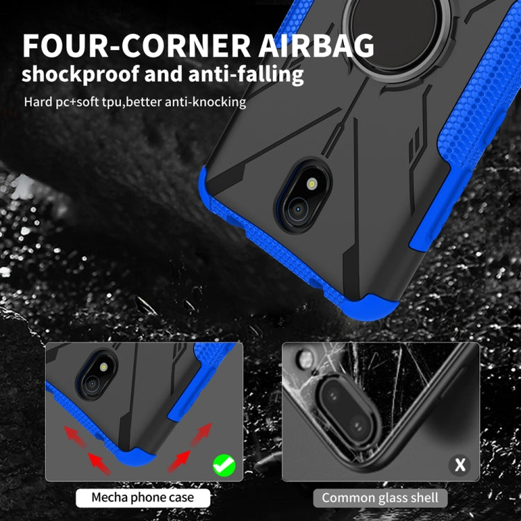 For Nokia C100 Armor Bear Shockproof PC + TPU Phone Case with Ring Holder