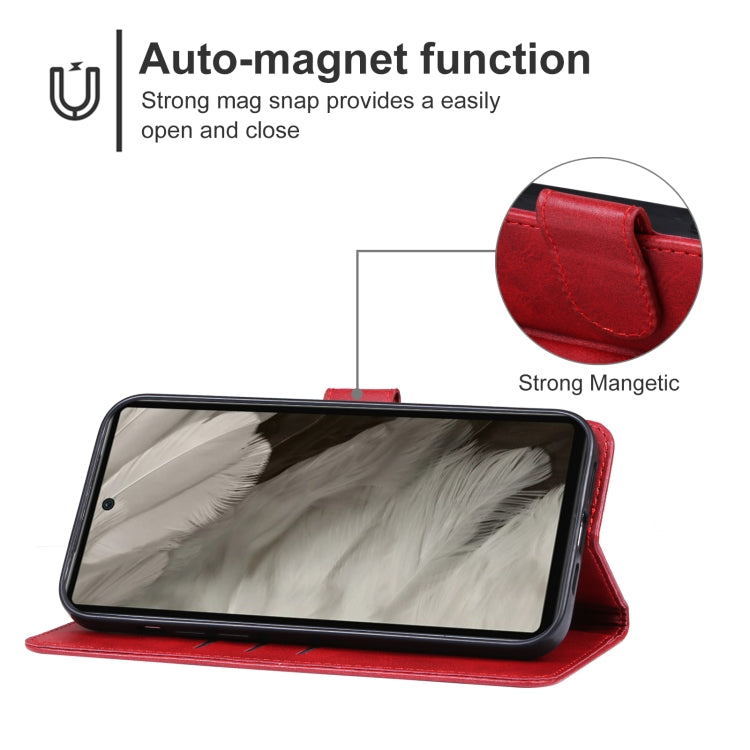 For Google Pixel 7a Leather Phone Case