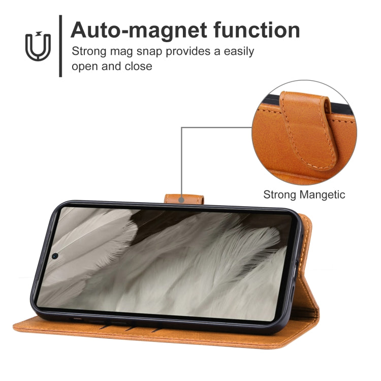 For Google Pixel 7a Leather Phone Case