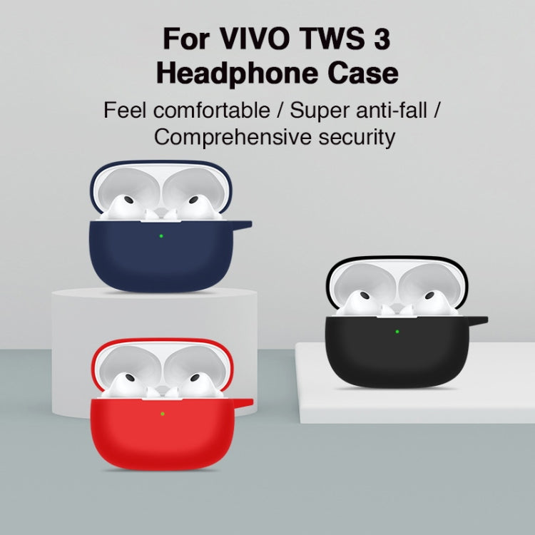 For vivo TWS 3 Silicone Earphone Protective Case