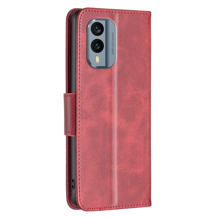 For Nokia X30 Lambskin Texture Pure Color Leather Phone Case