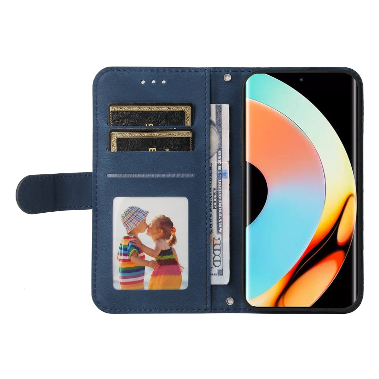 For Realme 10 Pro+ 5G Skin Feel Life Tree Metal Button Leather Phone Case