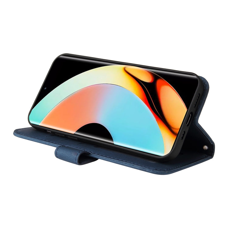 For Realme 10 Pro+ 5G Skin Feel Life Tree Metal Button Leather Phone Case