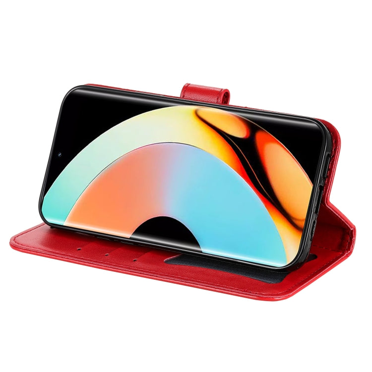 For Realme 10 Pro+ 5G 7-petal Flowers Embossing Leather Phone Case