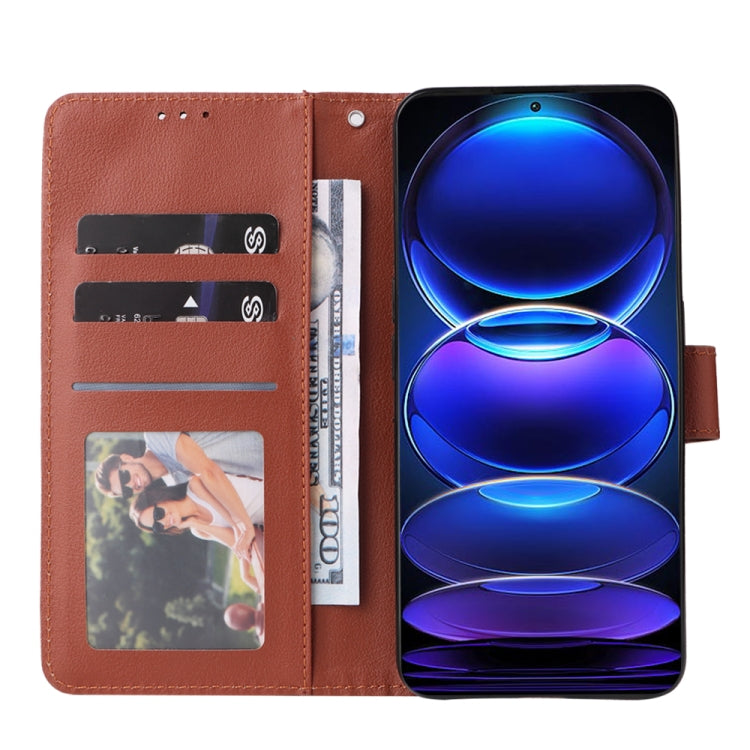 For Xiaomi Redmi Note 12 Pro+ China Multifunctional 3 Card Slots Leather Phone Case
