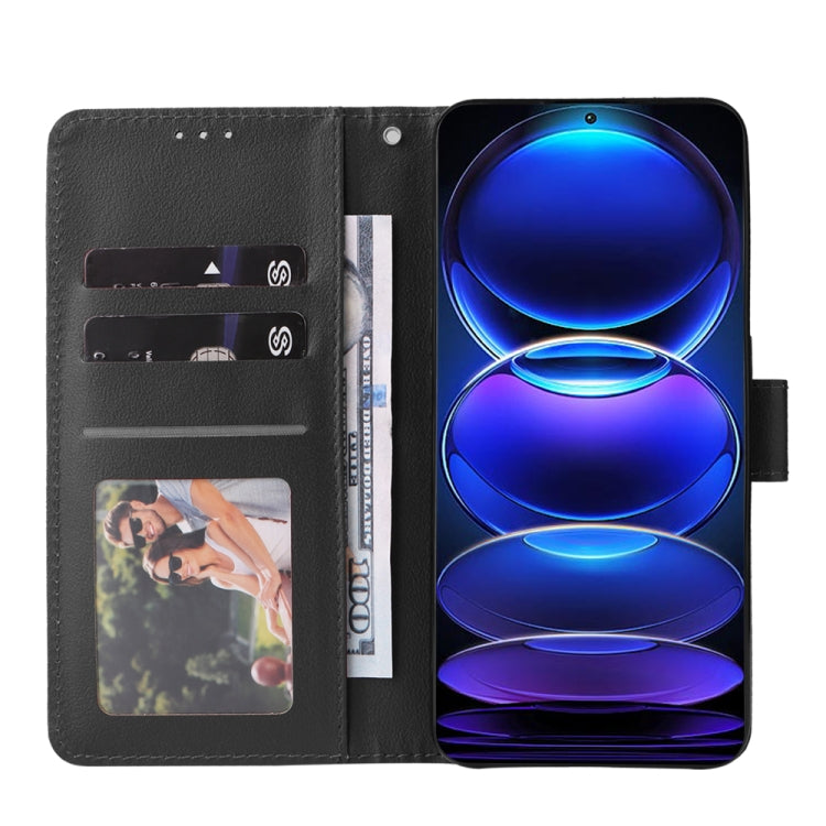 For Xiaomi Redmi Note 12 Pro+ China Multifunctional 3 Card Slots Leather Phone Case