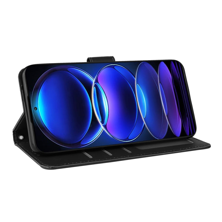 For Xiaomi Redmi Note 12 Pro+ China Multifunctional 3 Card Slots Leather Phone Case