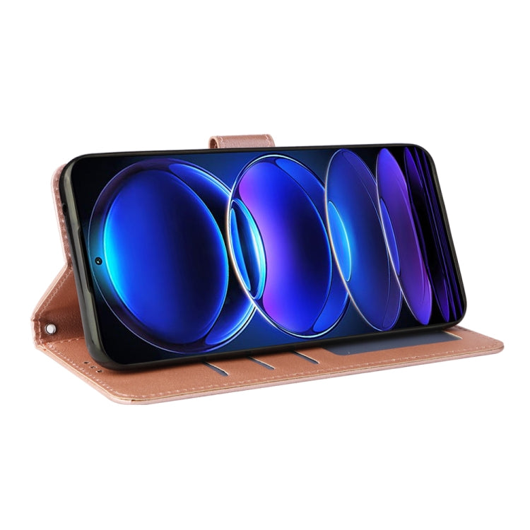 For Xiaomi Redmi Note 12 Pro+ China Multifunctional 3 Card Slots Leather Phone Case