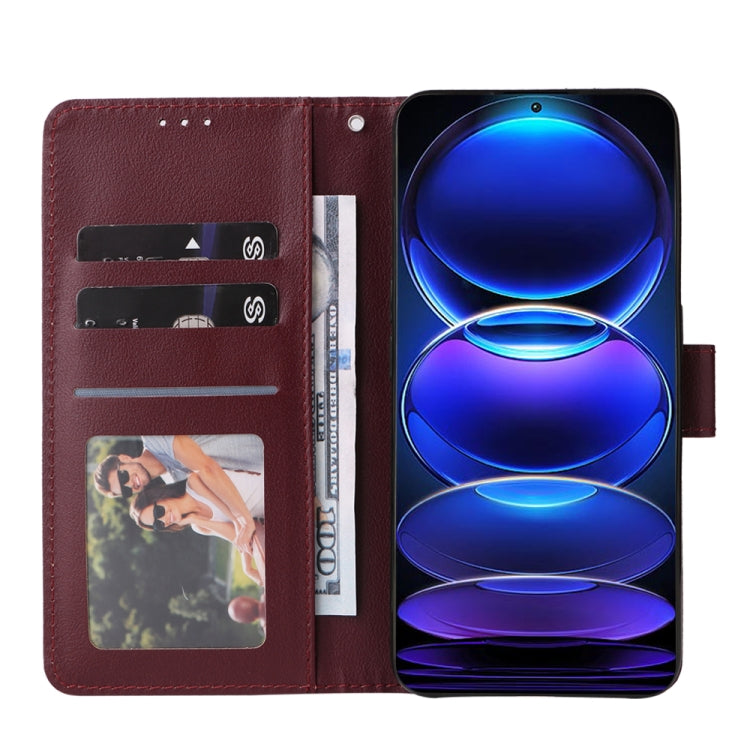 For Xiaomi Redmi Note 12 Pro+ China Multifunctional 3 Card Slots Leather Phone Case
