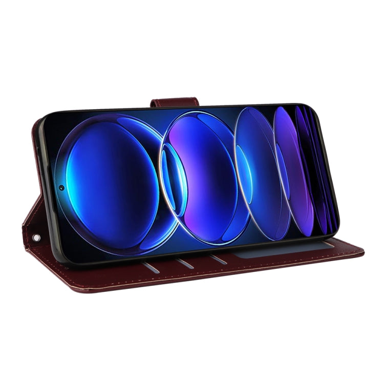 For Xiaomi Redmi Note 12 Pro+ China Multifunctional 3 Card Slots Leather Phone Case