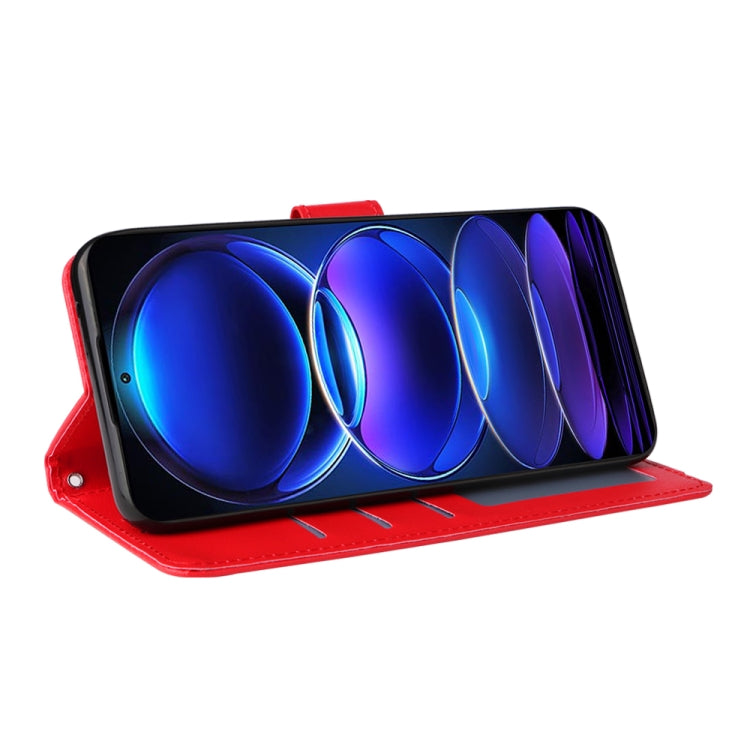 For Xiaomi Redmi Note 12 Pro+ China Multifunctional 3 Card Slots Leather Phone Case