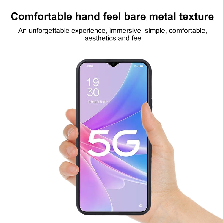 For OPPO A58x TPU Phone Case(Black)