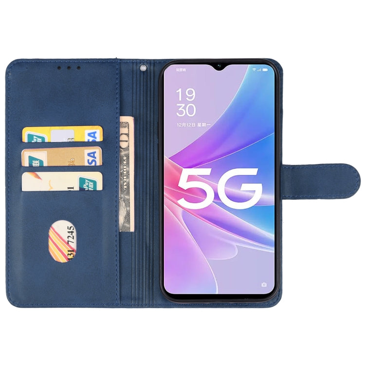 For OPPO A58x Leather Phone Case
