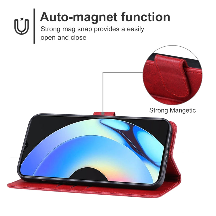 For Realme 10s Leather Phone Case