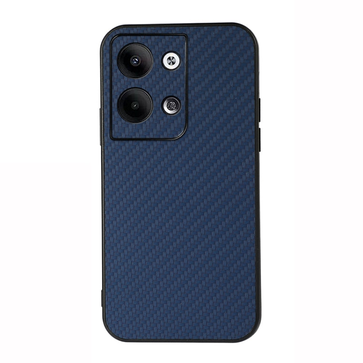 For OPPO Reno9 / Reno9 Pro Accurate Hole Carbon Fiber Texture PU Phone Case