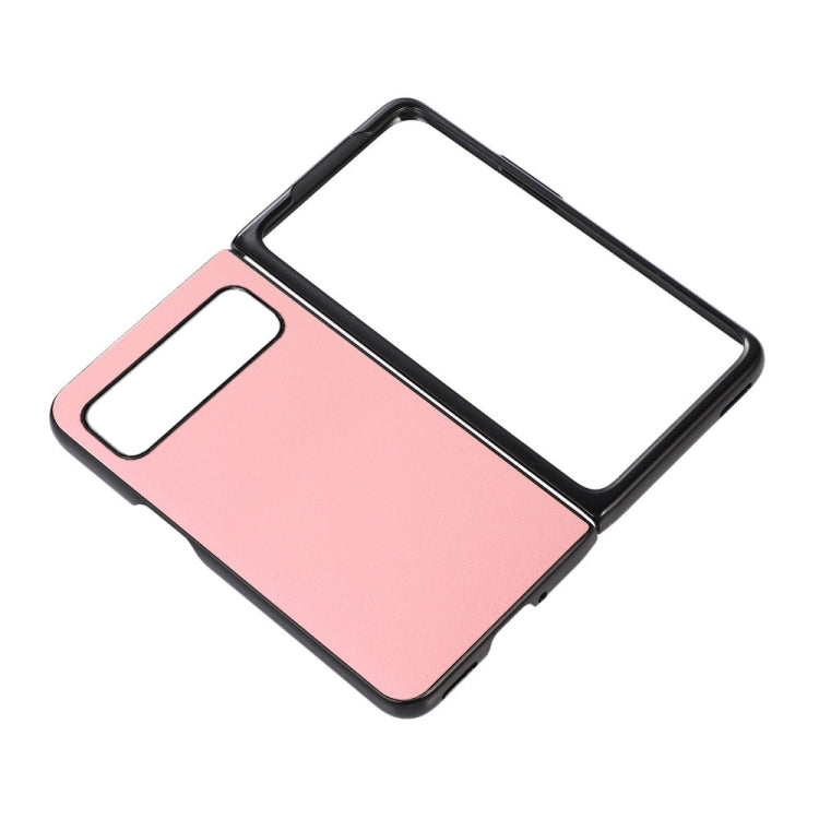 For Google Pixel Fold Two-color Litchi Texture PU Phone Case
