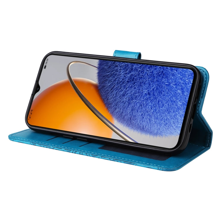 For Huawei nova Y61 Embossed Sunflower Leather Phone Case