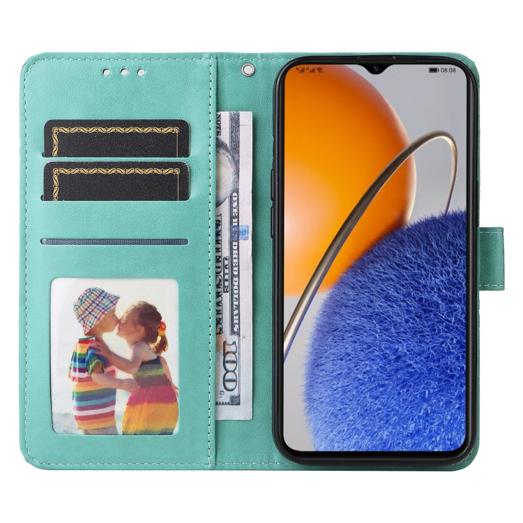 For Huawei nova Y61 Embossed Sunflower Leather Phone Case