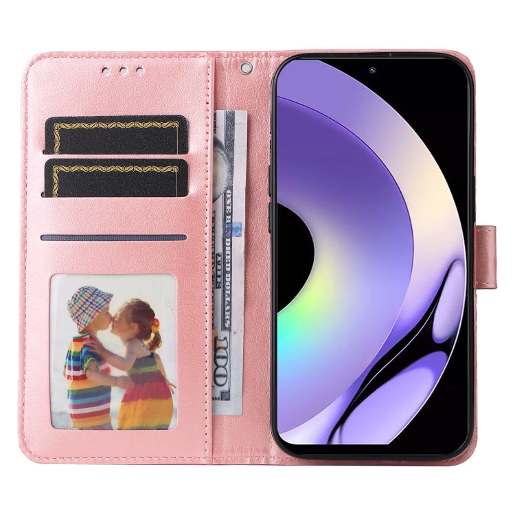 For Realme 10 4G Global Embossed Sunflower Leather Phone Case