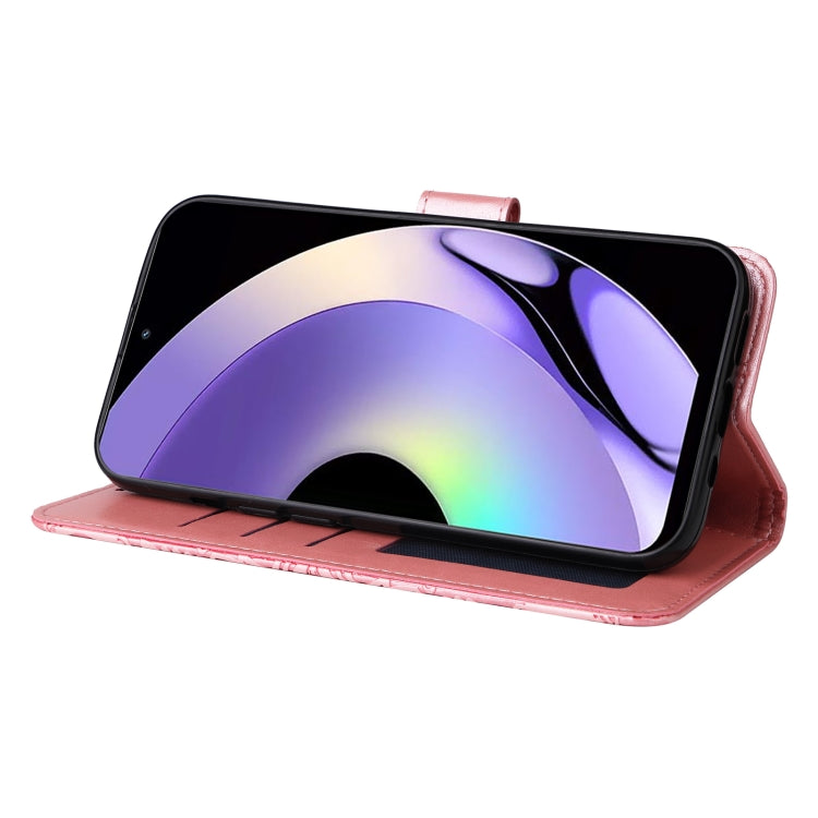 For Realme 10 Pro 5G Embossed Sunflower Leather Phone Case