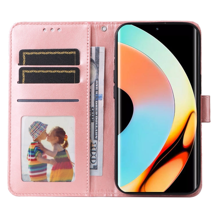 For Realme 10 Pro+ 5G Embossed Sunflower Leather Phone Case