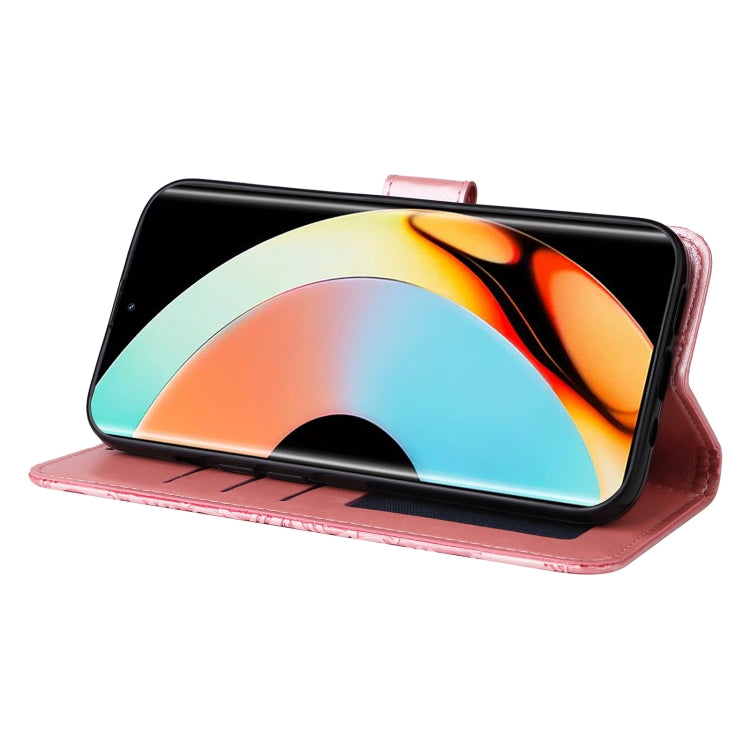 For Realme 10 Pro+ 5G Embossed Sunflower Leather Phone Case