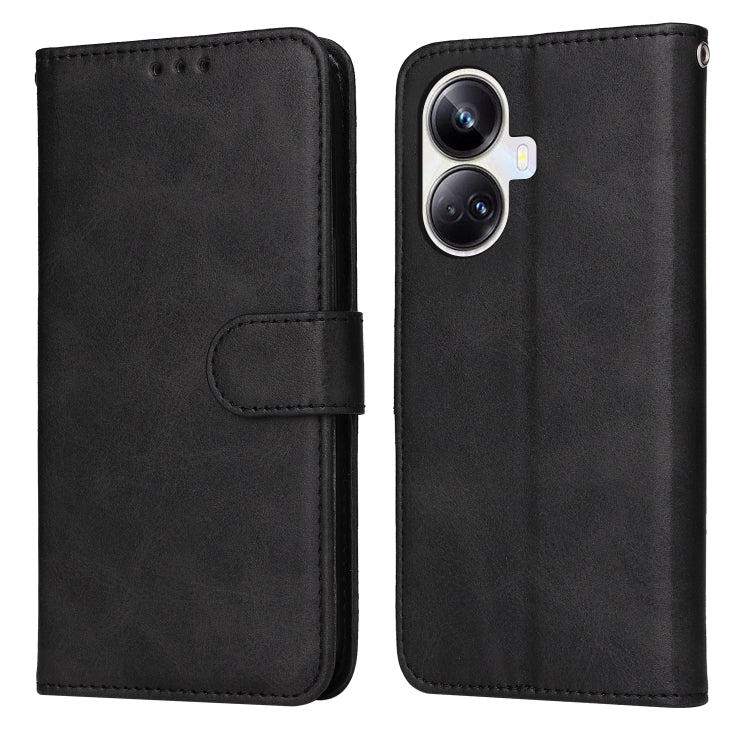 For Realme 10 Pro+ 5G Classic Calf Texture Flip Leather Phone Case