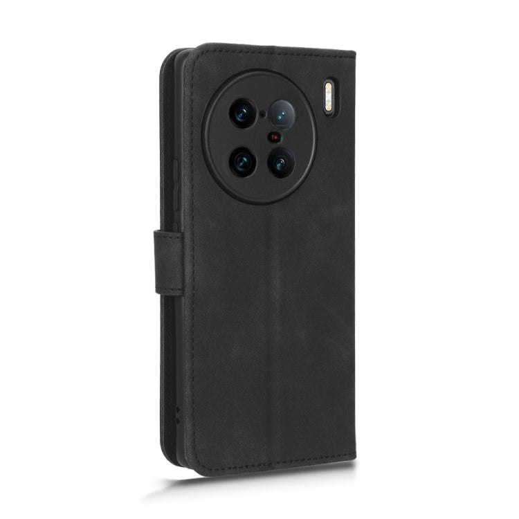 For vivo X90 Pro+ Skin Feel Magnetic Flip Leather Phone Case