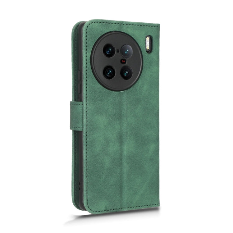 For vivo X90 Pro+ Skin Feel Magnetic Flip Leather Phone Case