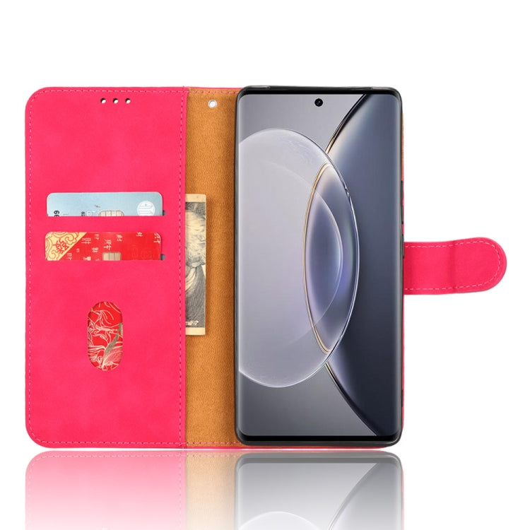 For vivo X90 Pro+ Skin Feel Magnetic Flip Leather Phone Case