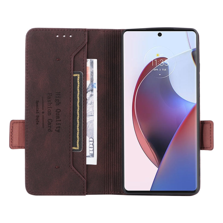 For Motorola Edge 30 Ultra / Moto X30 Pro Magnetic Clasp Flip Leather Phone Case