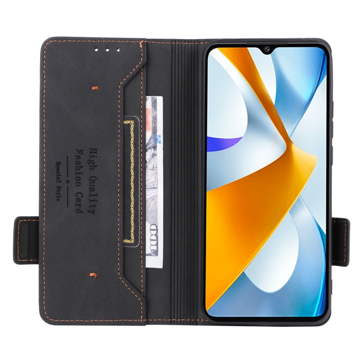 For Xiaomi Poco C40 Magnetic Clasp Flip Leather Phone Case