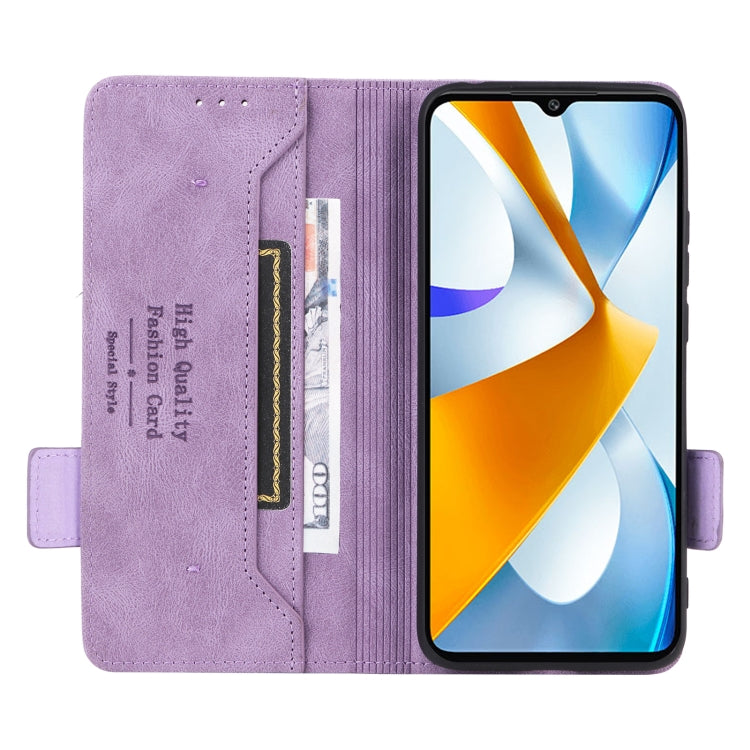 For Xiaomi Poco C40 Magnetic Clasp Flip Leather Phone Case